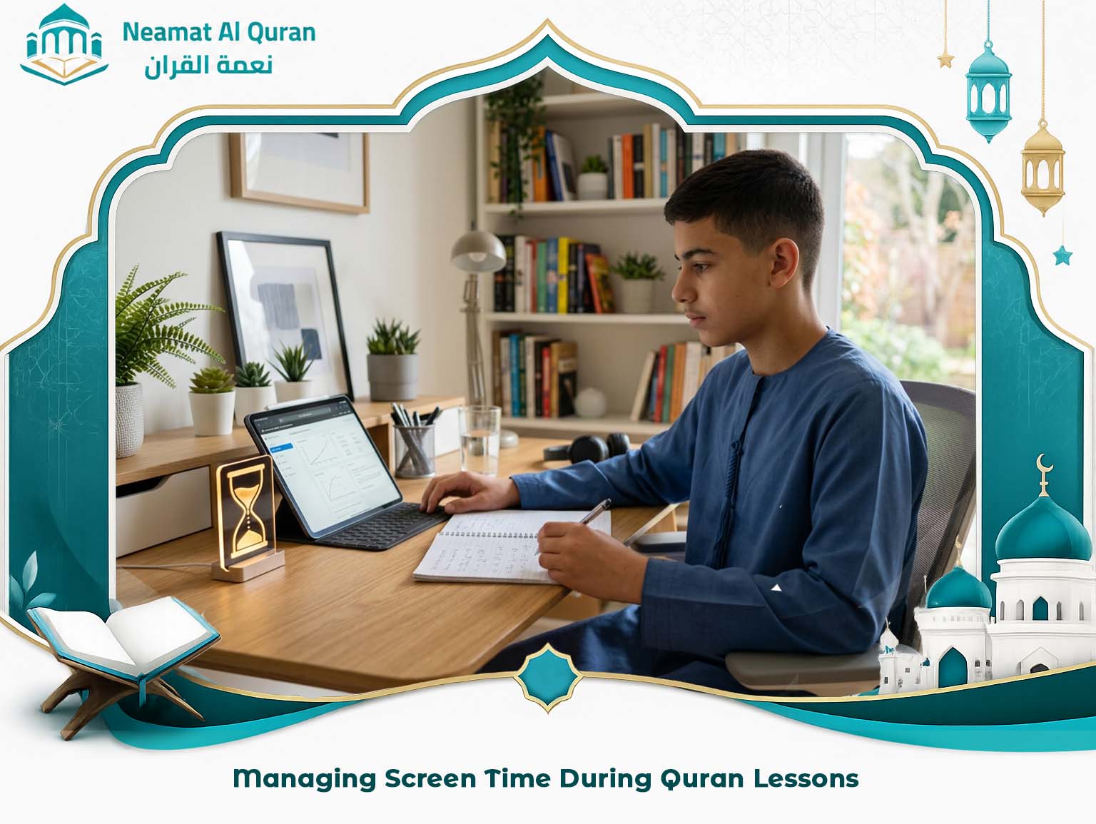 Managing Screen Time During Quran Lessons