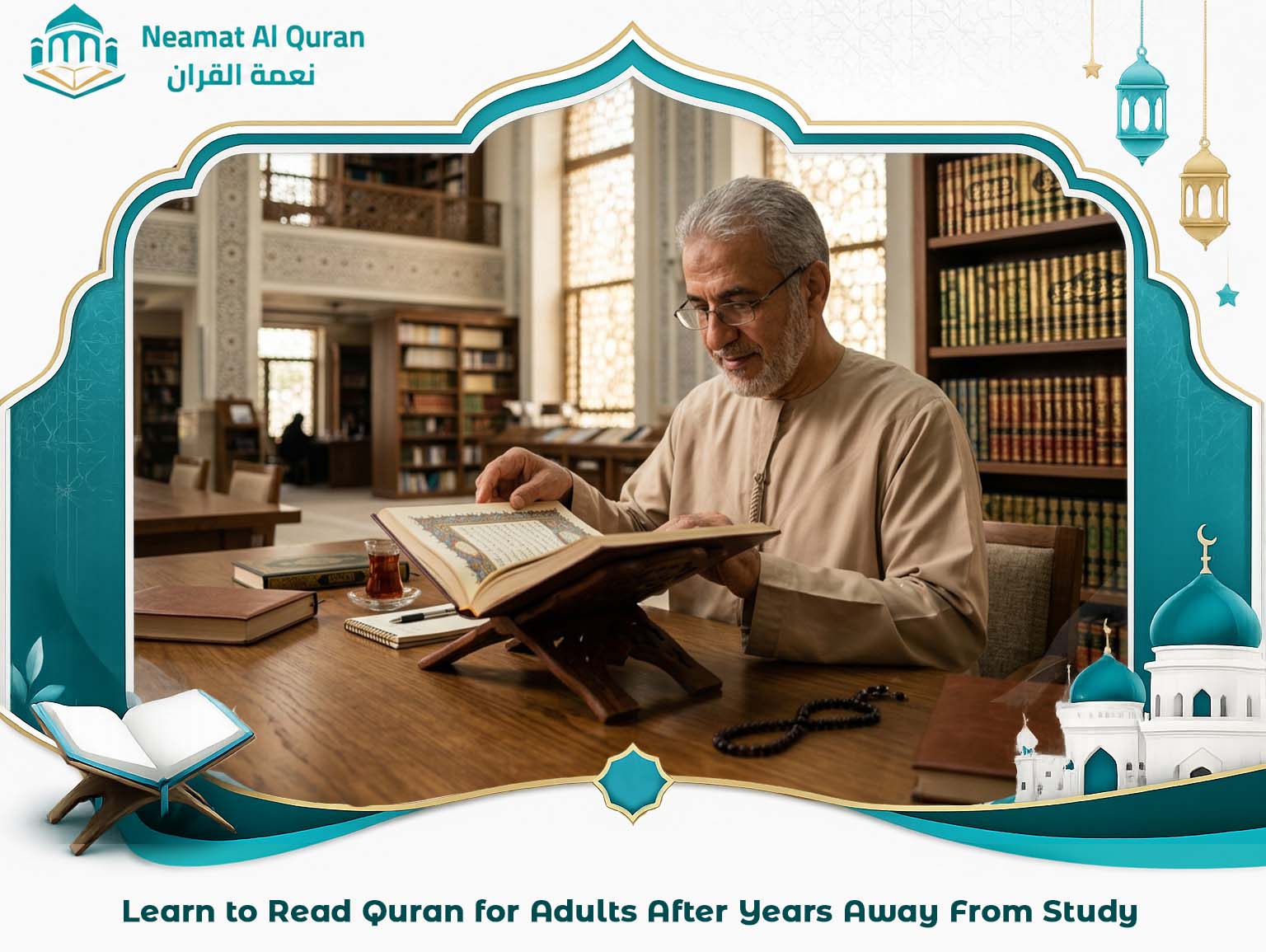 Learn to Read Quran for Adults After Years Away From Study